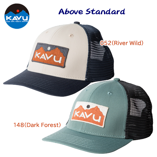 KAVU(カブー)/カブー/キャップ/帽子/ハット 24春夏NEW アバーブスタンダード(メンズ/キャップ) 19811060(カラー:DarkForest×サイズ:Fサイズ)