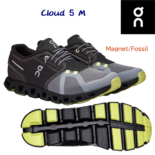 オン/メンズシューズ/ランニングシューズ Cloud 5(ランニングシューズ/メンズ) 5998166M(カラー:MagnetFossil×サイズ:26.0cm)