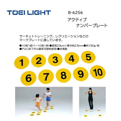 トーエイライト アクティブナンバープレート B-6256