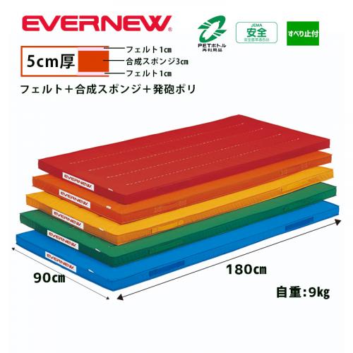 エコ・カラーコンビマットすべり止付90×180×5 EKM016