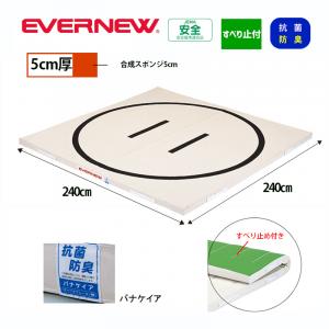 抗菌土俵マットすべり止付240×240×5 EKM508