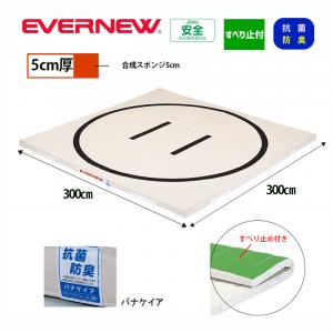 抗菌土俵マットすべり止付300×300×5 EKM509