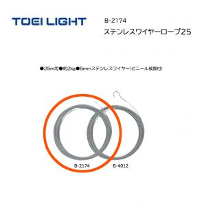 トーエイライト ステンレスワイヤーロープ25 B-2174