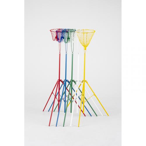 エバニュー カラー玉入れカゴ三脚式 EKA399