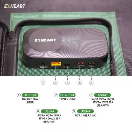 エバニュー ソーラー充電器 EKA830