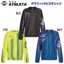 セール アスレタ/メンズウェア/ピステ/ピステトップ グラフィックピステシャツ(メンズ/ピステ) 02372(カラー:FYE×サイズ:Mサイズ)