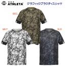 アスレタ/メンズウェア/プラシャツ NEW グラフィックプラクティスシャツ(メンズ/プラシャツ) 02423(カラー:BLK×サイズ:Lサイズ)