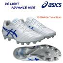 asics/アシックス/メンズシューズ/サッカースパイク/スパイク DS LIGHT ADVANCE WIDE(メンズ/サッカースパイク) 1103A098 カラー:100(カラー:100×サイズ:27.5cm)