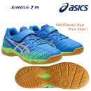 NEW asics/アシックス/ジュニアシューズ/フットサルシューズ JUNIOLE 7 IN(ジュニア/フットサルシューズ) 1104A055 カラー:400(カラー:400×サイズ:18.0cm)