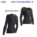 C3fit/シースリーフィット/レディースウェア/アンダーウェア パフォーマンス 長袖シャツ(レディース/アンダーウェア) 3FW09300(カラー:KH×サイズ:Sサイズ)