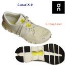 NEW on/オン/メンズシューズ/ランニングシューズ Cloud X 4(メンズ/ランニングシューズ) 3ME30043072 カラー:Ivory/Lime(カラー:Ivory/Lime×サイズ:28.0cm)