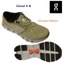 オン/メンズシューズ/ランニングシューズ NEW Cloud X 4(メンズ/ランニングシューズ) 3ME30043082 カラー:CS(カラー:CaperSaimon×サイズ:27.0cm)