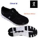 オン/メンズシューズ/ランニングシューズ 25春夏NEW Cloud 6(メンズ/ランニングシューズ) 3MF10070299 カラー:BW(カラー:BlackWhite×サイズ:26.5cm)