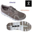 オン/メンズシューズ/ランニングシューズ NEW Cloud 6(メンズ/ランニングシューズ) 3MF10073280 カラー:Fog/White(カラー:FogWhite×サイズ:25.5cm)