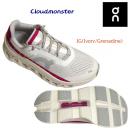 NEW on/オン/レディースシューズ/ランニングシューズ Cloudmonster(レディース/ランニングシューズ) 3WD10104038 カラー:Ivory/Grenadine(カラー:Ivory/Grenadine×サイズ:24.0cm)
