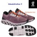 オン/レディースシューズ/ランニングシューズ Cloudstratus3(レディース/ランニングシューズ) 3WD3012 カラー:QL(カラー:QuartzLily×サイズ:23.0cm)