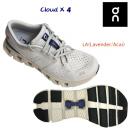 NEW on/オン/レディースシューズ/ランニングシューズ Cloud X 4(レディース/ランニングシューズ) 3WE30073559 カラー:Lavender/Acai(カラー:Lavender/Acai×サイズ:24.5cm)