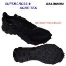 サロモン/メンズシューズ/ゴアテックス/トレイルランニングシューズ SUPERCROSS 4 GTX(メンズ/トレイルシューズ) L41731600 カラー:Black/Black(カラー:BlackBlack×サイズ:29.0cm)