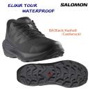 salomon/サロモン/レディースシューズ/ハイキングシューズ ELIXIR TOUR WATERPROOF(レディース/ハイキングシューズ) L47577000(カラー:BA×サイズ:23.5cm)