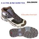 NEW salomon/サロモン/レディースシューズ/ゴアテックス/ハイキングシューズ X ULTRA 5 MID GORE-TEX(レディース/ハイキングシューズ) L47854900 カラー:EI(カラー:EI×サイズ:24.0cm)