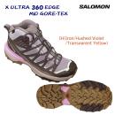 NEW salomon/サロモン/レディースシューズ/ゴアテックス/ハイキングシューズ X ULTRA 360 EDGE MID GTX(レディース/ハイキングシューズ) L47982000 カラー:IH(カラー:IH×サイズ:23.5cm)