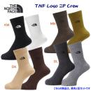 ザ・ノース・フェイス/ソックス/靴下 TNFロゴ2Pクルー(ユニセックス/ソックス) NN82310(カラー:KW×サイズ:2527cm)