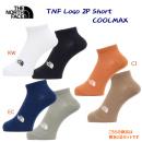 ザ・ノース・フェイス/ソックス/靴下 TNFロゴ2Pショートクールマックス(ユニセックス/ソックス) NN82517(カラー:EC×サイズ:2325cm)