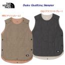 NEW THE NORTH FACE ザ・ノース・フェイス ベビーウェア スリーパー キルティングスリーパー NNB72515(カラー:GG×サイズ:BF)
