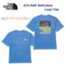 ザ・ノース・フェイス/メンズウェア/Tシャツ S/Sハーフスウィッチングロゴティー(メンズ/Tシャツ) NT32338(カラー:SC×サイズ:XLサイズ)