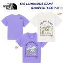 ザ・ノース・フェイス/ベビーウェア/ベビーTシャツ/Tシャツ S/Sルミナスキャンプグラフィックティー(ベビー/Tシャツ) NTB32472(カラー:OV×サイズ:90サイズ)