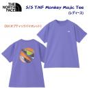 セール ザ・ノース・フェイス/レディースウェア/Tシャツ S/Sモンキーマジックティー(レディース/Tシャツ) NTW32444(カラー:OV×サイズ:Lサイズ)