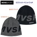 セール デサント/ムーブスポーツ/ニットキャップ ロゴジャカードニットワッチ(ニットキャップ) ST4FCP40U(カラー:BK00×サイズ:Fサイズ)