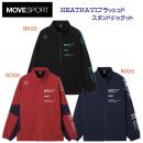 NEW DESCENTE/デサント/メンズウェア/ジャージ/ジャケット HEATNAVIブラッシュドスタンドジャケット(メンズ/ジャージ) ST5FWB31M(カラー:BK00×サイズ:Oサイズ)
