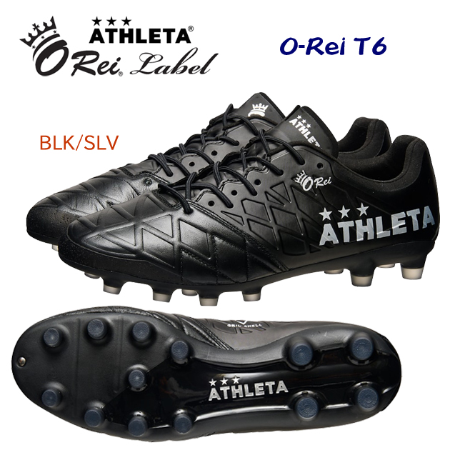 クリアランス アスレタ/メンズシューズ/サッカースパイク/スパイク O-Rei T6(サッカースパイク) 10016 カラー:BLK/SLV(カラー:BLKSLV×サイズ:27.0cm)