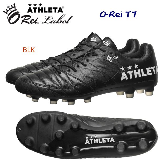 アスレタ/メンズシューズ/サッカースパイク/スパイク 24春夏NEW O-Rei T7 10018(メンズ/サッカースパイク) カラー:BLK(カラー:Black×サイズ:26.5cm)