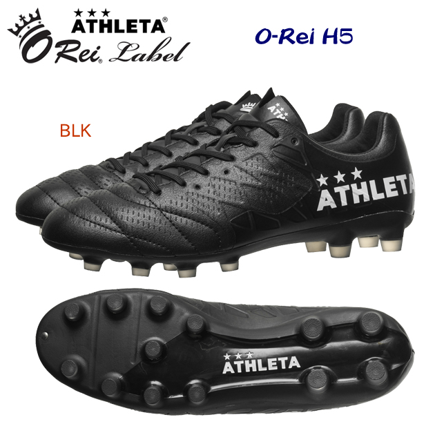 アスレタ/メンズシューズ/サッカースパイク/スパイク O-ReiH5(メンズ/サッカースパイク) 10020 カラー:BLK(カラー:BLK×サイズ:25.5cm)