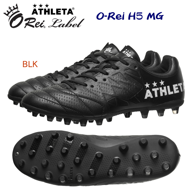 アスレタ/メンズシューズ/サッカースパイク/スパイク O-ReiH5MG(メンズ/サッカースパイク) 10021 カラー:BLK(カラー:Black×サイズ:26.0cm)