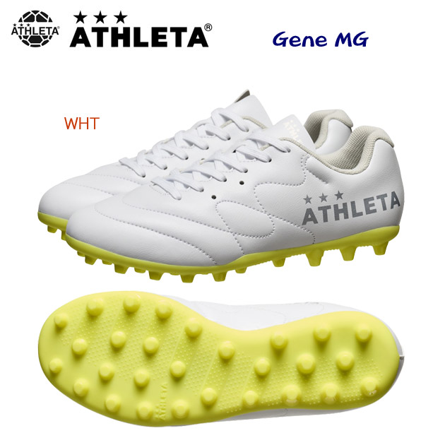 アスレタ/ジュニアシューズ/サッカースパイク NEW Gene MG(ジュニア/サッカースパイク) 10022J カラー:WHT(カラー:WHT×サイズ:24.0cm)