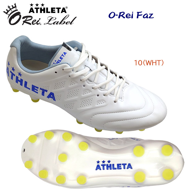 NEW ATHLETA/アスレタ/メンズシューズ/サッカースパイク/スパイク O-Rei Faz(メンズ/サッカースパイク) 10024 カラー:10(カラー:WHT×サイズ:26.0cm)