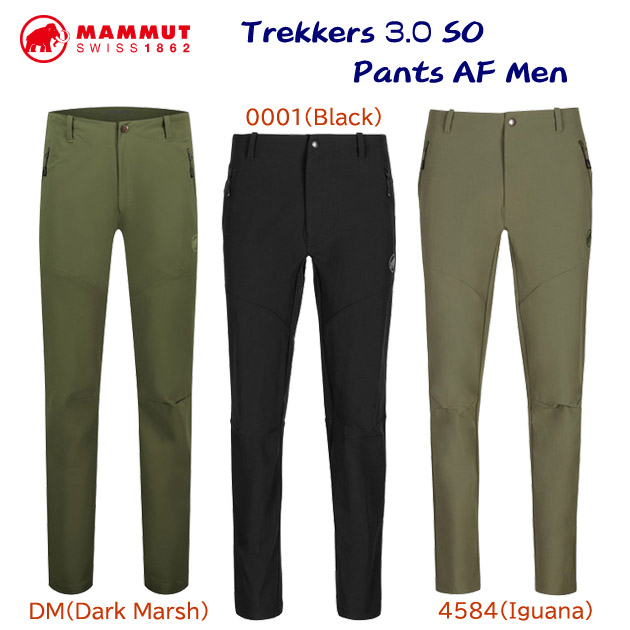 マムート/メンズウェア/アウトドアパンツ/トレッキングパンツ 24春夏NEW Trekkers 3.0 SO Pants AF Men(メンズ/パンツ) 1021-00800(カラー:Iguana×サイズ:日本サイズL)