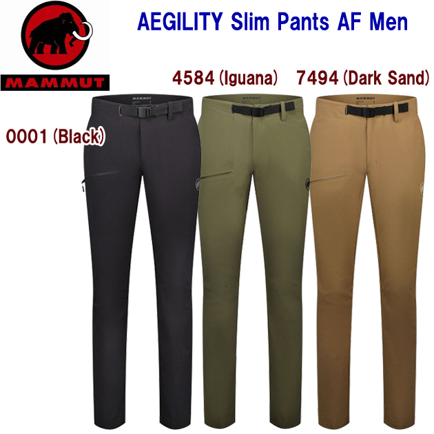 マムート/メンズウェア/アウトドアパンツ/トレッキングパンツ AEGILITY Slim Pants AF Men(メンズ/パンツ) 1022-00274(カラー:4584×サイズ:Lサイズ)