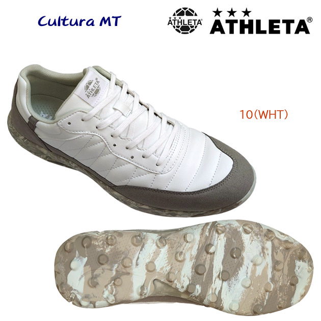 NEW ATHLETA/アスレタ/メンズシューズ/トレーニングシューズ/サッカートレシュー Cultura MT(メンズ/サッカートレシュー) 12012 カラー:10(カラー:WHT×サイズ:28.0cm)
