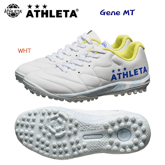 アスレタ/ジュニアシューズ/サッカートレシュー/トレシュー NEW Gene MT(ジュニア/サッカートレシュー) 12014J カラー:WHT(カラー:WHT×サイズ:22.0cm)