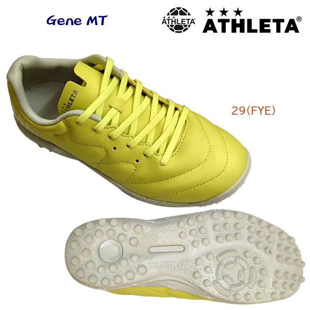 NEW ATHLETA/アスレタ/ジュニアシューズ/サッカートレシュー/トレシュー Gene MT(ジュニア/サッカートレシュー) 12014J カラー:29(カラー:FYE×サイズ:24.0cm)
