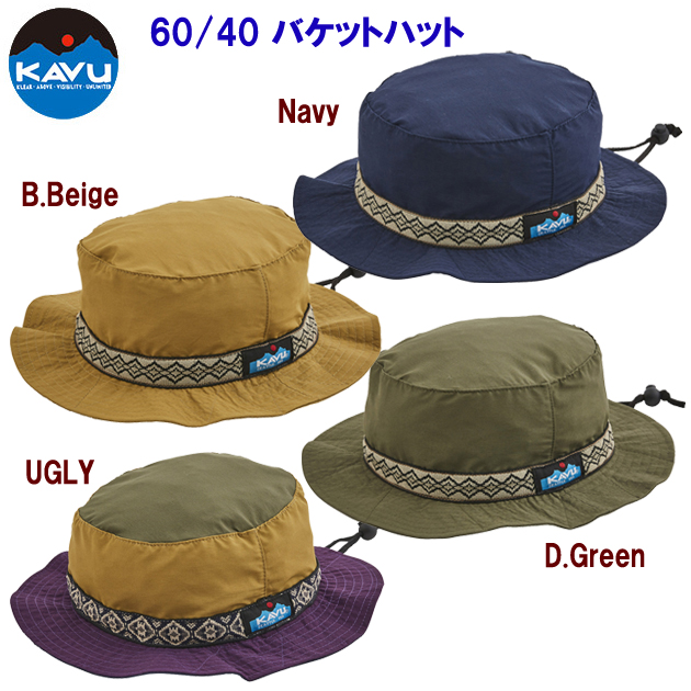 KAVU(カブー)/カブー/キャップ/帽子 60/40バケットハット 19821255(カラー:D.Green×サイズ:Lサイズ)