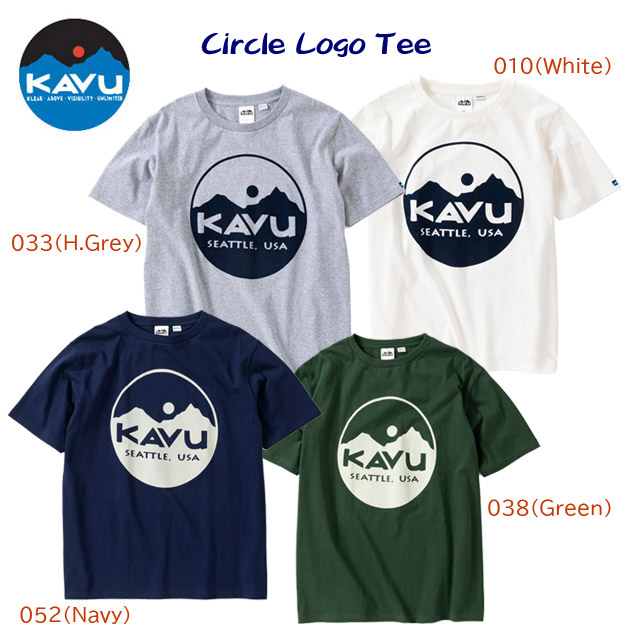 KAVU(カブー)/カブー/メンズウェア/Tシャツ/Tシャツ NEW サークルロゴTee(メンズ/Tシャツ) 19821827(カラー:033×サイズ:Lサイズ)