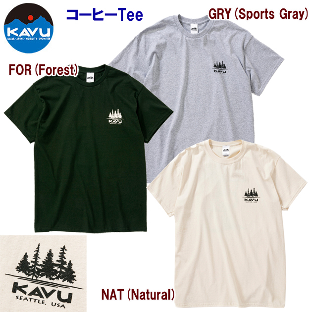 KAVU(カブー)/カブー/メンズウェア/Tシャツ/Tシャツ 23春夏NEW コーヒーTee(メンズ/Tシャツ) 19821854(カラー:SportsGray×サイズ:Sサイズ)
