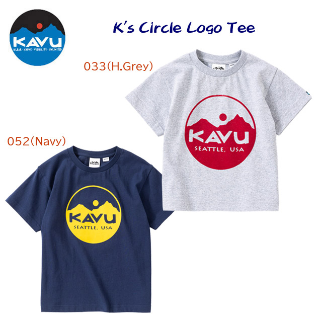 KAVU/カブー/キッズウェア/ジュニアウェア/Tシャツ NEW キッズサークルロゴTee(キッズ/Tシャツ) 19821872(カラー:052×サイズ:100サイズ)