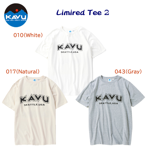セール KAVU(カブー)/カブー/メンズウェア/Tシャツ/Tシャツ リミテッドTee(メンズ/Tシャツ) 19822031(カラー:Gray×サイズ:Lサイズ)
