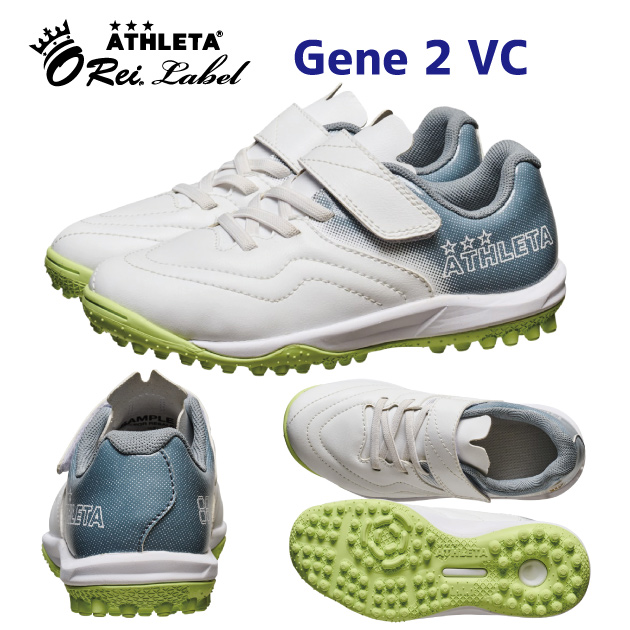 NEW ATHLETA アスレタ ジュニアシューズ サッカートレシュー トレシュー GENE 2 VC(ジュニア サッカートレシュー) 21016J カラー:WHT(カラー:WHT×サイズ:18.0cm)